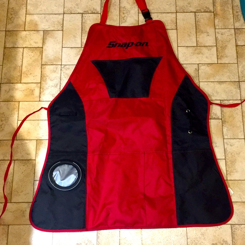 Snap on apron BBQ